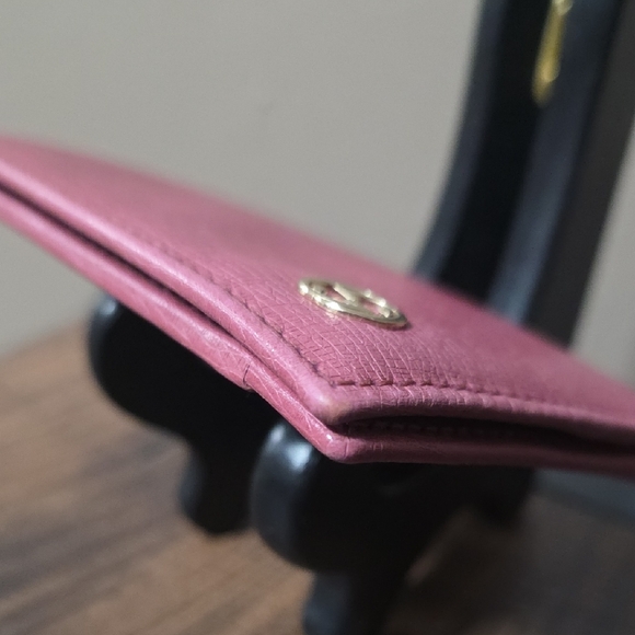 Gucci Rosso Ancora red and pink card/id Bifold Holder - Picture 10 of 12